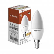 Светодиодная лампа Toshiba Froste 3W (25W) 2700K 250lm E14 ND Тёплый