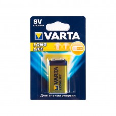 Батарейка VARTA Longlife E-Block 9V - 6LR61 (1шт) (4122)