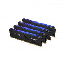 Оперативная память Kingston HyperX Fury RGB HX432C16FB3AK4/32 DDR4 32G (4x8G) 3200MHz