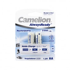Аккумулятор CAMELION AlwaysReady Rechargeable Ni-MH NH-AA2300ARBP2 2 шт. в блистере